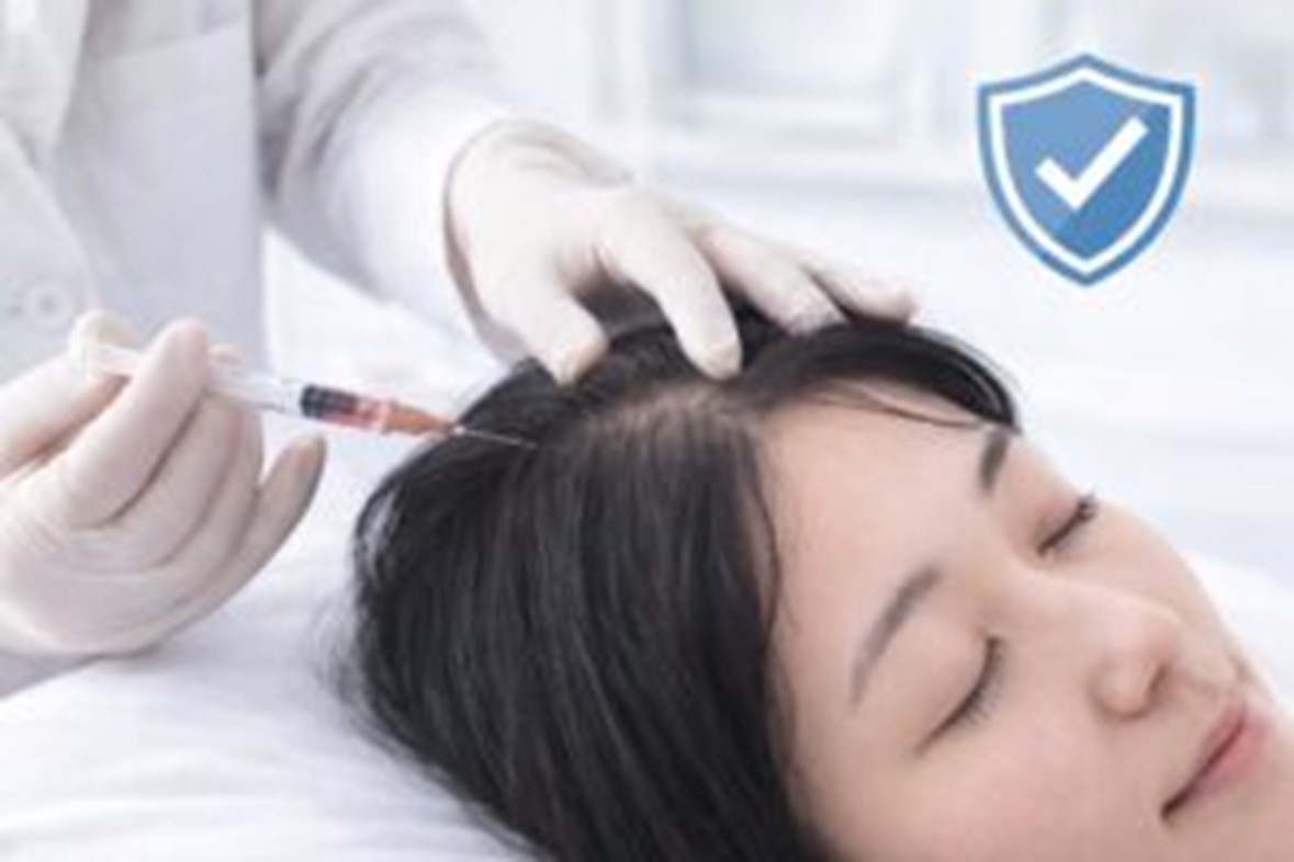 Injection treatment for thinning hair